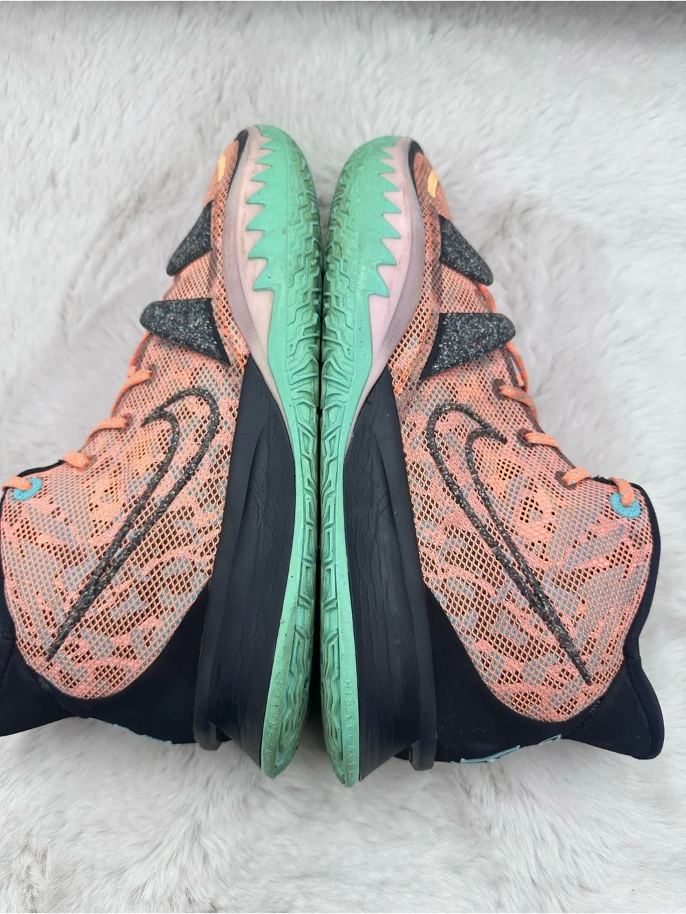 Nike‎ Kyrie 7 Play for the Future Men's Size 12 Atomic Orange Black